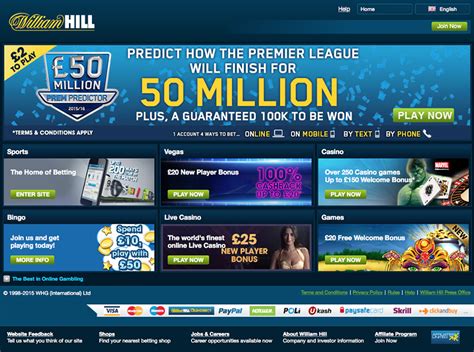 sports william hill|William Hill Online Betting, Sports Betting, Poker, Casino, Bingo, Games.
